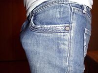 Look into my open jeans: 6 Nude Pics