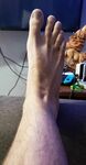 My Feet Pics as Requested.  Opinions?: 2 Nude Pics