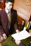 Headmaster uses a book on twinks bare ass: 16 Nude Pics
