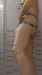 WHITE WET RUBBER THONG: 62 Nude Pics