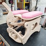 My selfmade Monkey Rocker ( manual Fucking Machine ): 10 Nude Pics