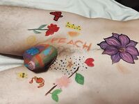 She painted my crotch: 6 Nude Pics