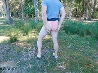Straight guy wears hot g string on bike ride: 15 Nude Pics