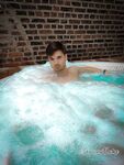 Twink in a hot tub: 2 Nude Pics