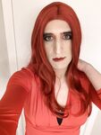 Sissy Crossdresser Ruby Renee in Sexy Red Dress: 8 Nude Pics
