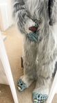 Abominable Snowman Hard Throbbing Cock in Mirror: 2 Nude Pics
