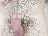 Rockard Daddy in the Shower Playing with Hard Cock: 17 Nude Pics