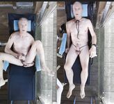 Outdoor exhibitionist bondage jerking session: 108 Nude Pics