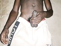 The sexy guy and his powerful black cock: 6 Nude Pics