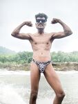 River fun day in my new Zebra man brief : 29 Nude Pics
