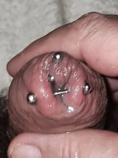 CUM COCK PIERCED: 13 Nude Pics